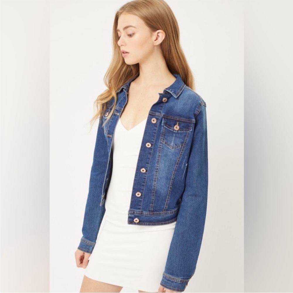 Love Tree Denim Jean Jacket, size S